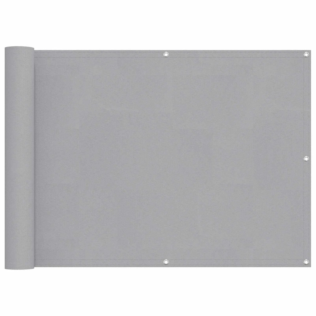 Schermo da balcone Grigio chiaro 75 x 200 cm