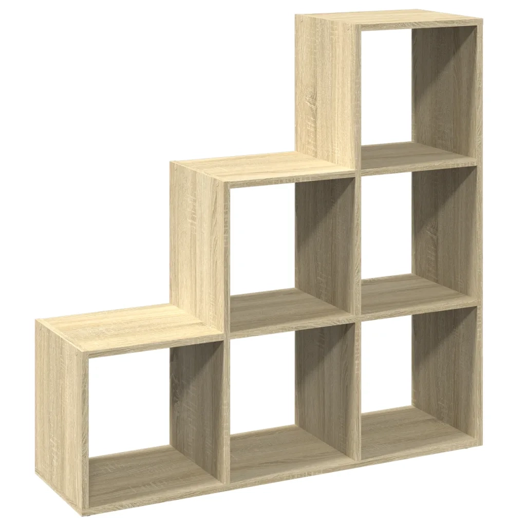 vidaXL Libreria Divisorio 3Ripiani Rovere Sonoma 99x29x99cm Truciolato