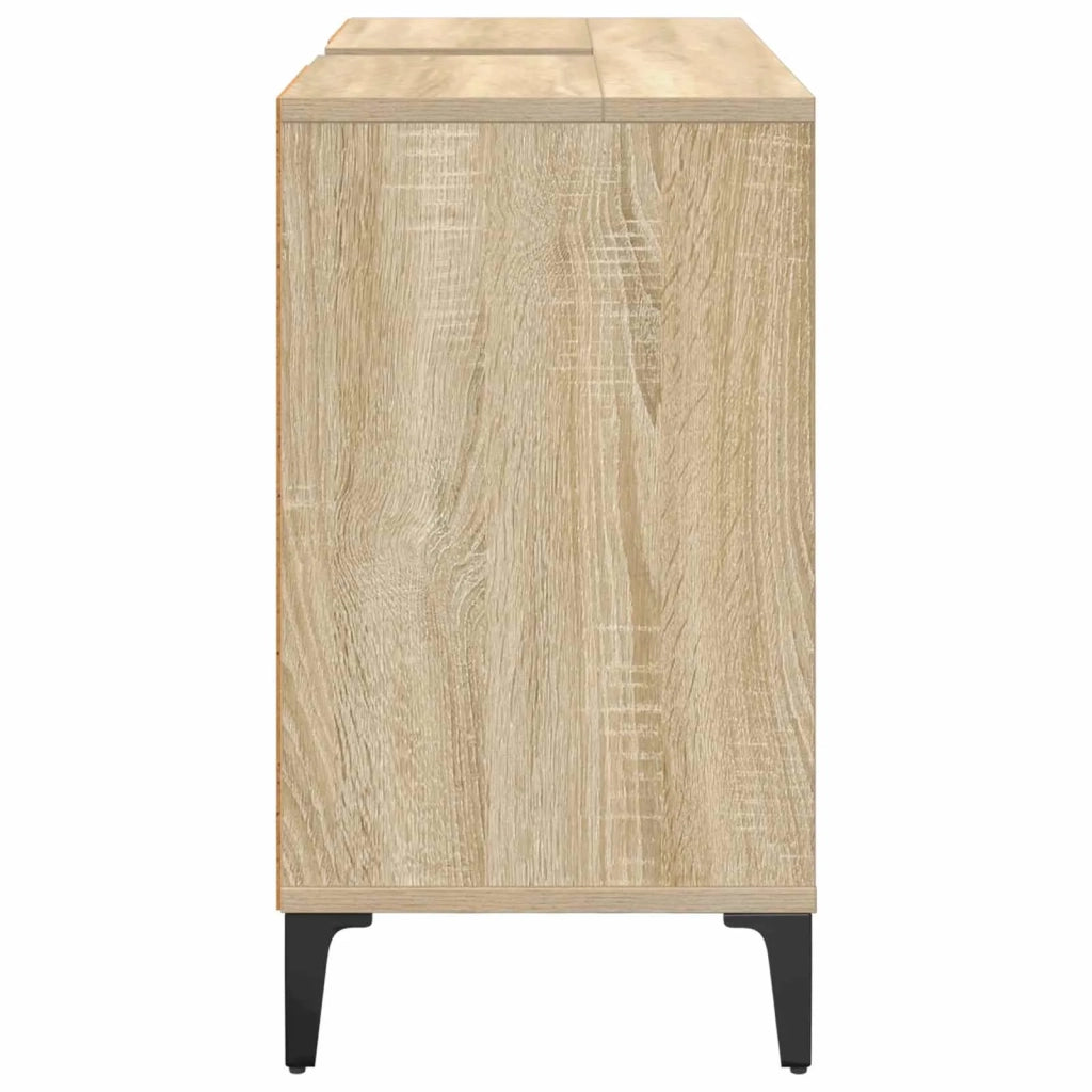 Armadio sottolavello con porta Rovere Sonoma 80 x 33 x 60 cm 881271