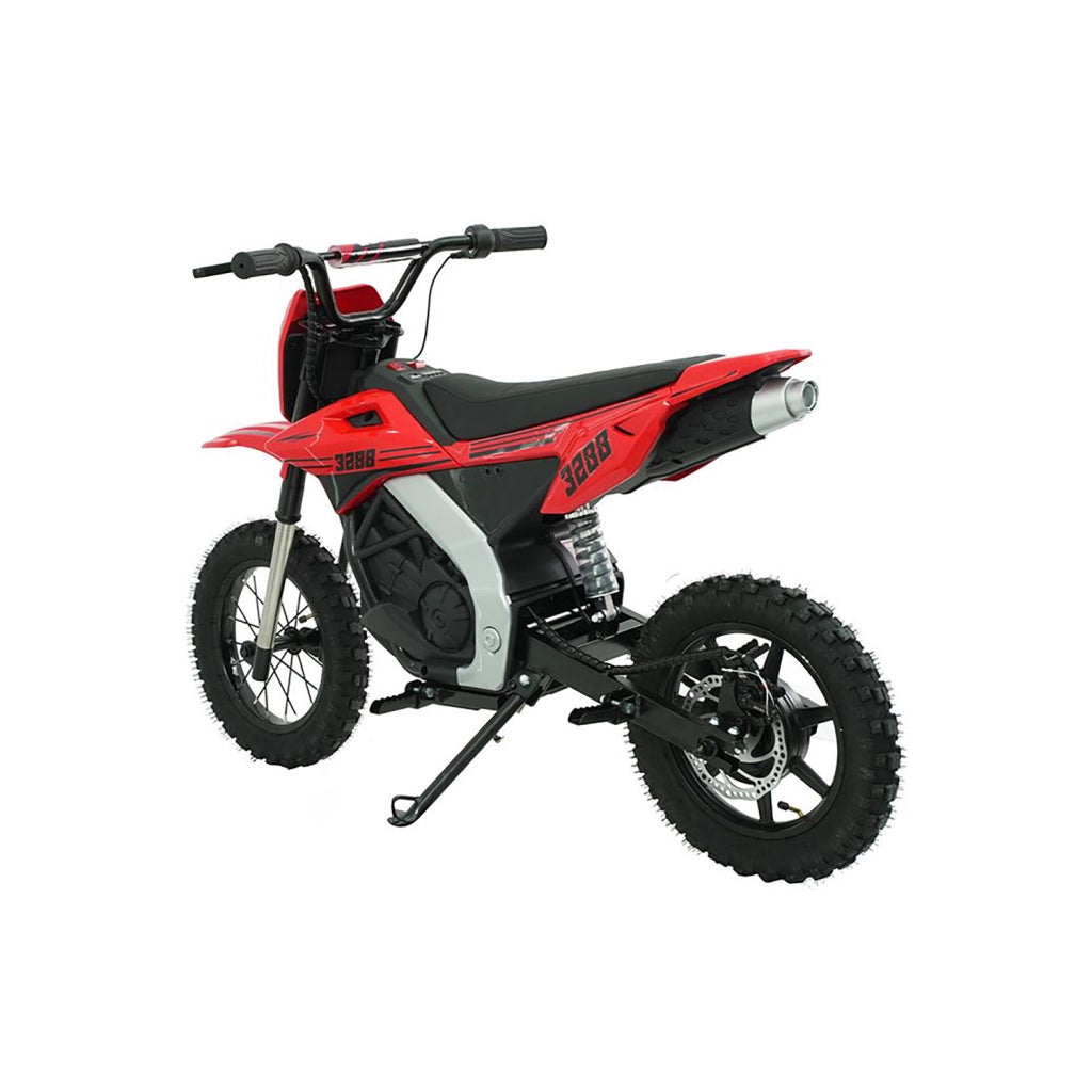 Moto Elettrica per Bambini 6 Anni+ Moto da Cross 250W 12V 25 km/h Rosso