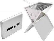Griglia a carbone opaccia per esterno barbecue - Griglia BBQ compatta per campeggio e giardino
