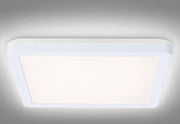 Lampada da soffitto per bagno - Lampada da soffitto quadrata - Illuminazione LED - Ultra piano - Moderna lampada da soffitto - 19 x 19 x 25 cm - 12W