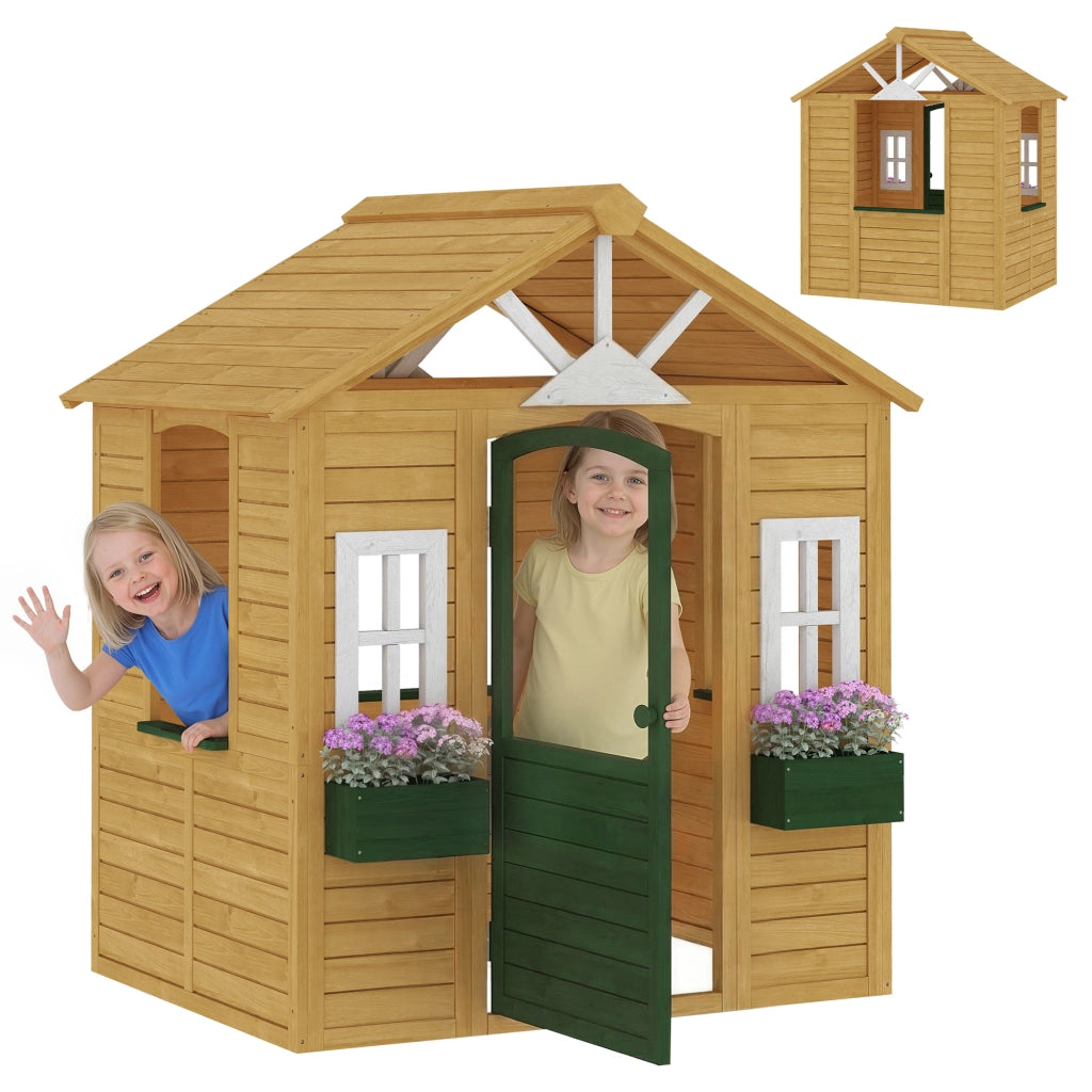 Casetta da Giardino per Bambini in Legno ¨C zephmum ¨C Marrone