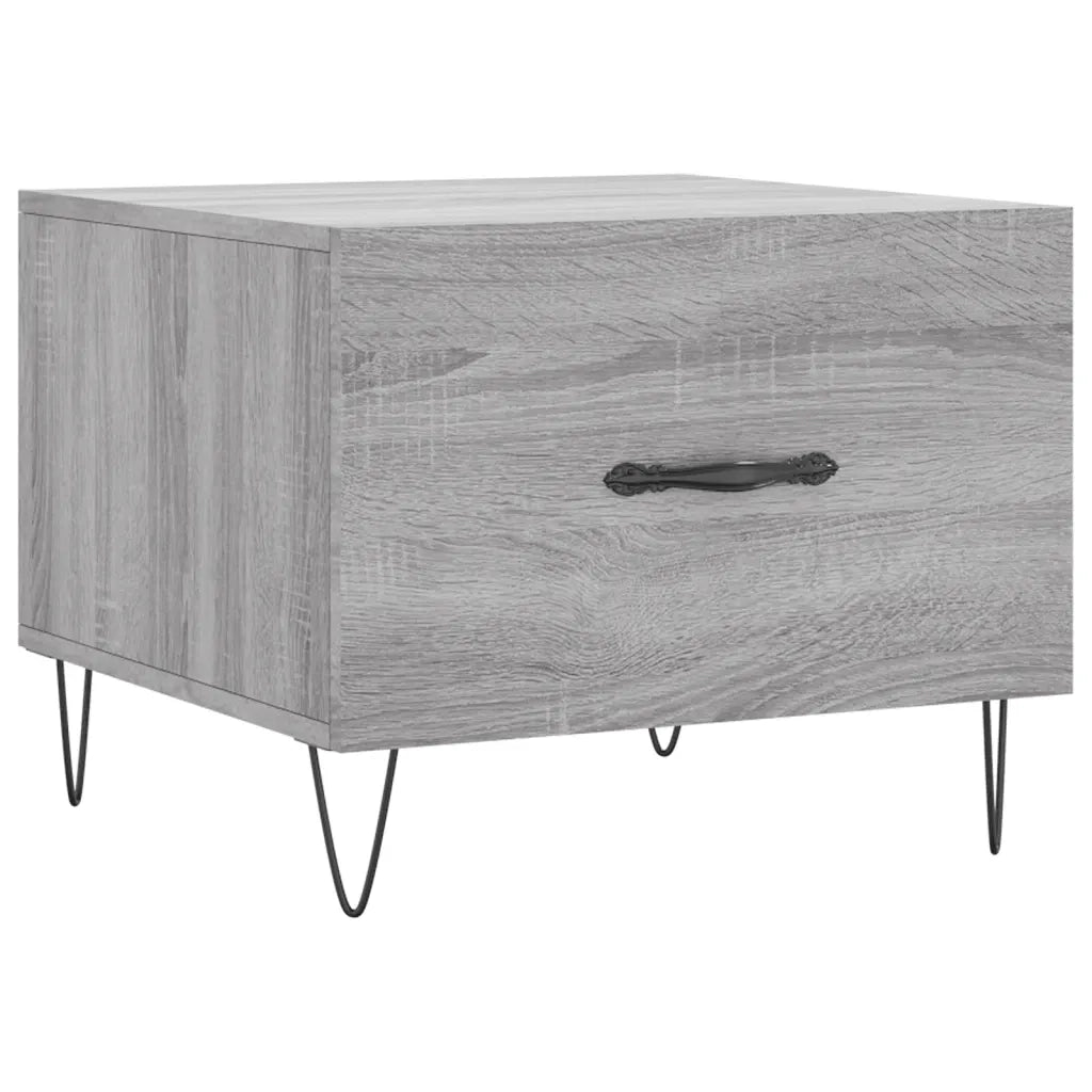 Tavolini Salotto 2pz Grigio Sonoma 50x50x40cm Legno Multistrato