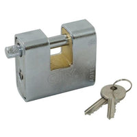 Lucchetto Corazzato Mm70 in Acciaio per Auto Moto Casa Ufficio City By Iseo