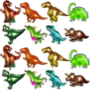 Palloni a forma di dinosauro - 16 pezzi di palloni in pellicola per un party con tema dei dinosauri