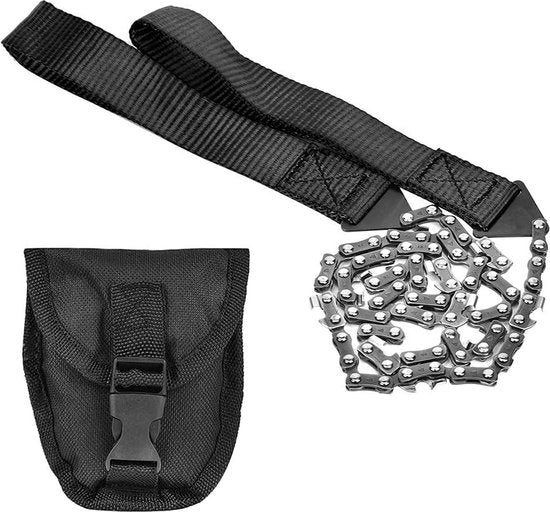 Manuale per la Fissaggio con Manganeso Acciaio Survival Gear Cavo di Acciaio per Catena Zappa per Emergenza Strumento di Survival per l'Uso in Bosco per Osservazione del Bosco Fissaggio del Legno Aghi di Fissaggio - Contenuto Richiesto