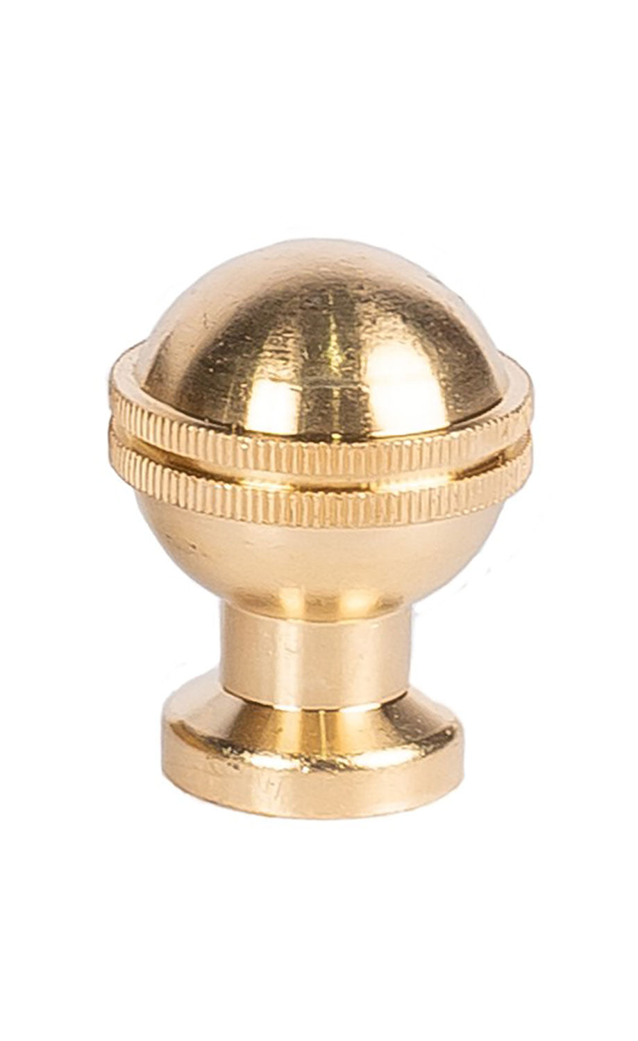 Pomolo di Ricambio in Ottone Zigrinato Ø30 mm Color Oro