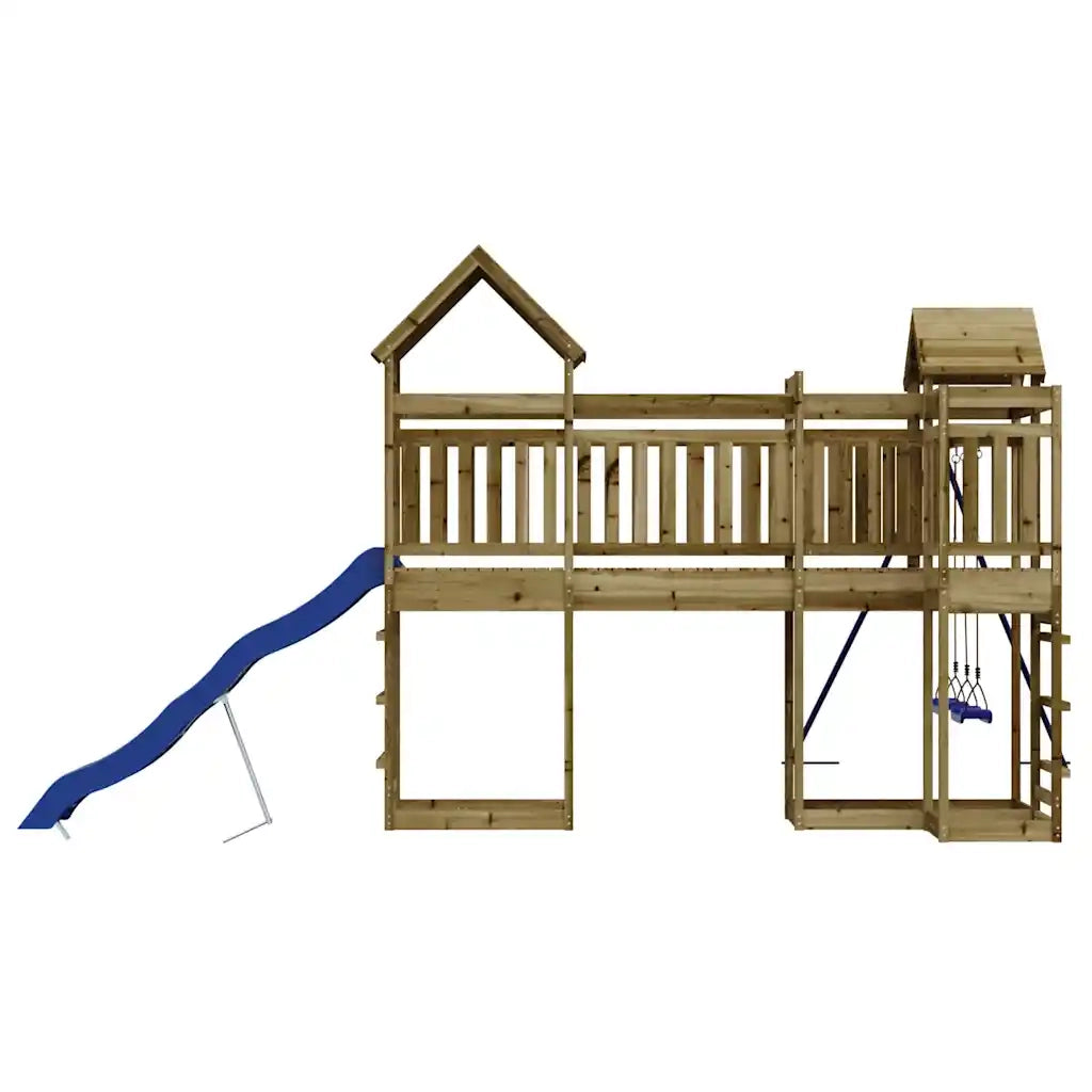 Set da Gioco da Esterno in Legno di Pino Impregnato 3156894