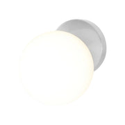 Trade Shop - Applique Lampada Da Parete Con Sfera Attacco E27 15cm Design Moderno Semplice 10557 -