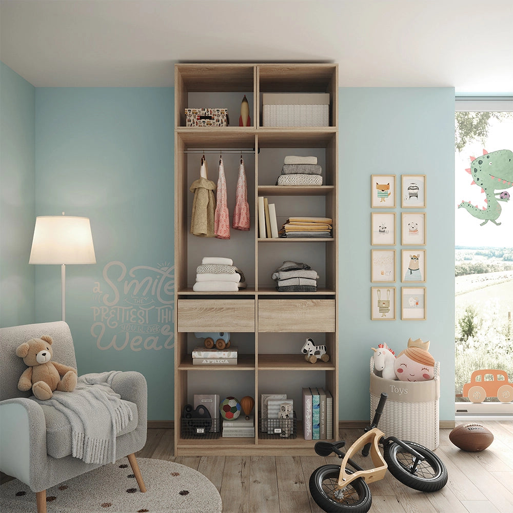 Armadio Elmo Sonoma 50 x 40 cm Set di 3 Vicco