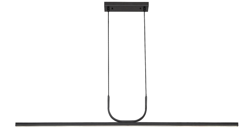 Lampada a sospensione LED 25W Rabalux Elia nera Ø120