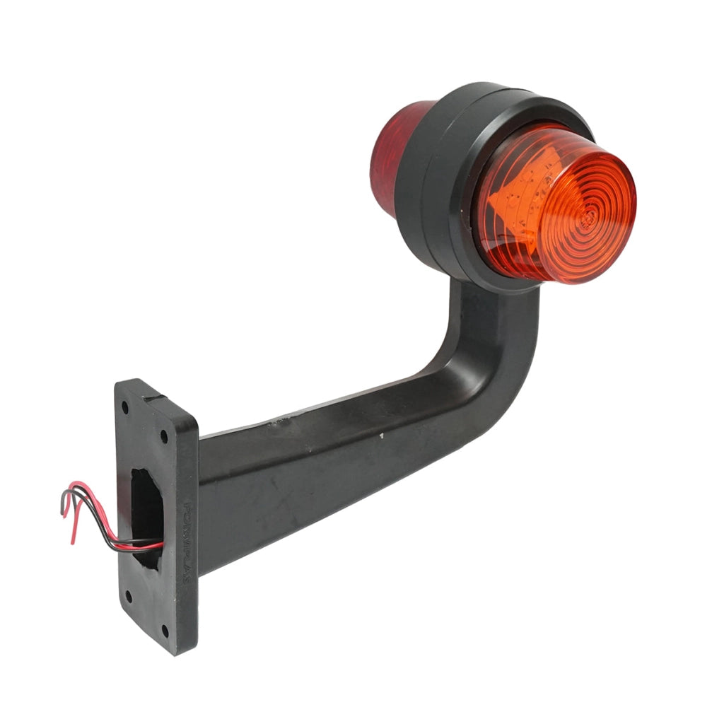 Set di luci di posizione laterali a LED con braccio 12-24V, giallo-rosso FR0157 Breckner Germany