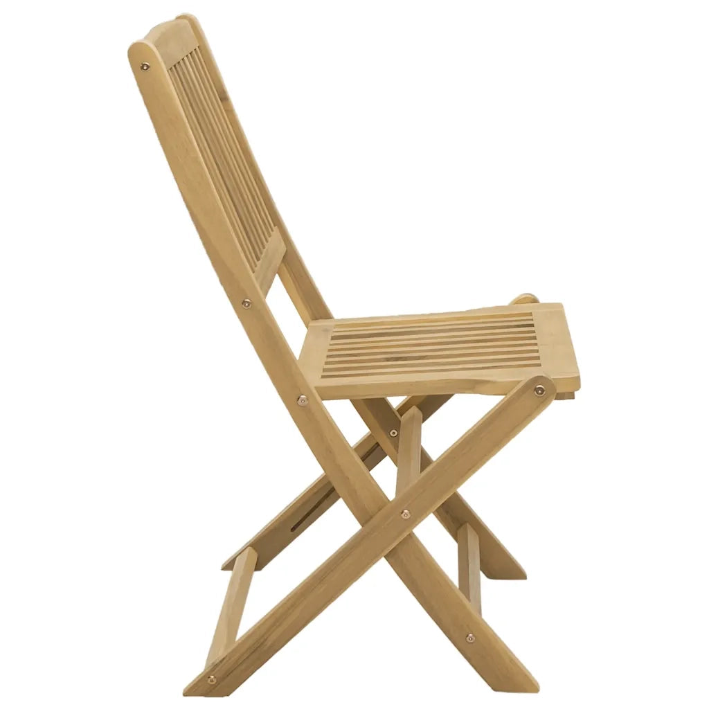 Sedie Giardino Pieghevoli 2 pz | Sedie da Esterno 44x50x88 cm Massello Acacia