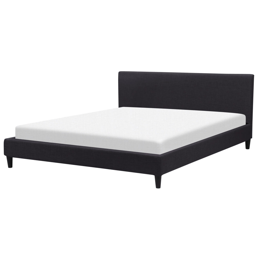 Copri Letto Tessuto Nero per Letto 180 x 200 cm Sfoderabile Lavabile