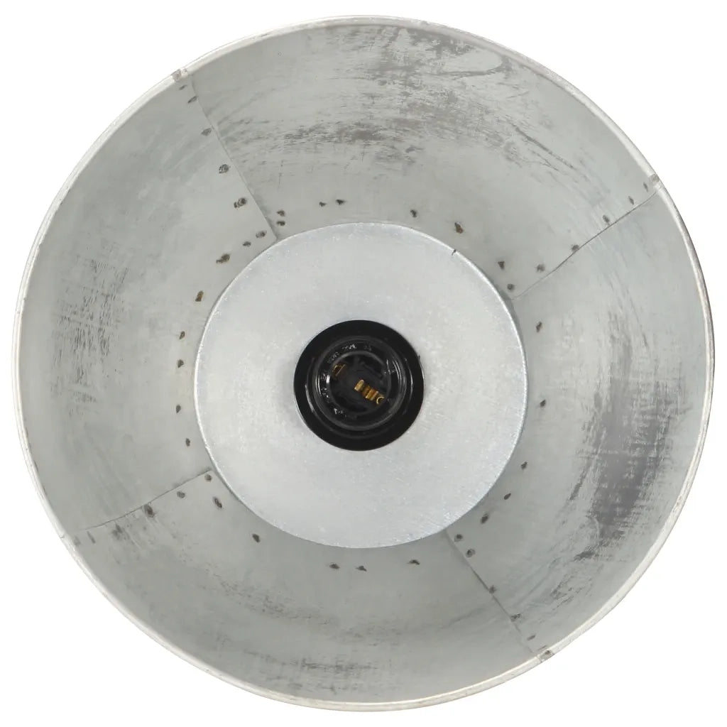 Lampada da Pavimento Argento in Legno Massello di Mango E27 320579