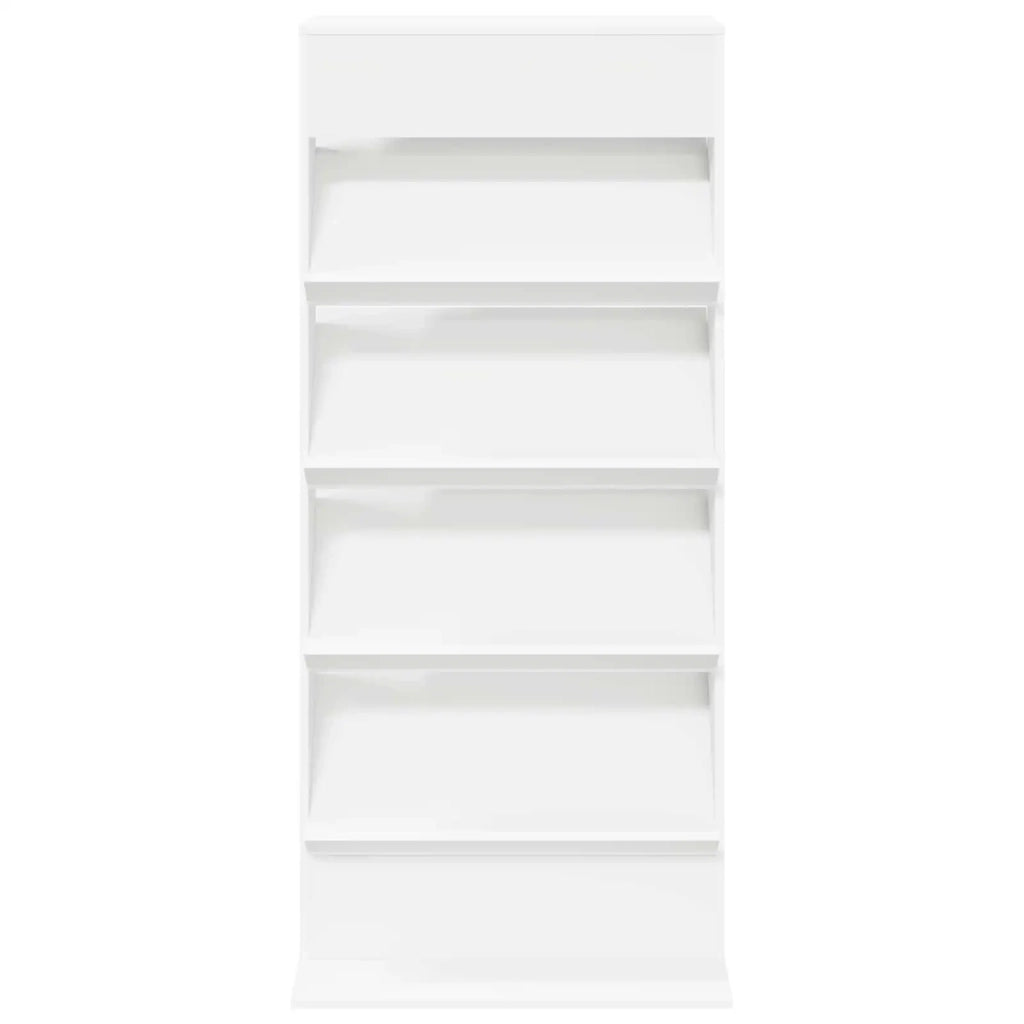 Scaffale per riviste Bianco 70 x 41 x 156 cm Legno multistrato
