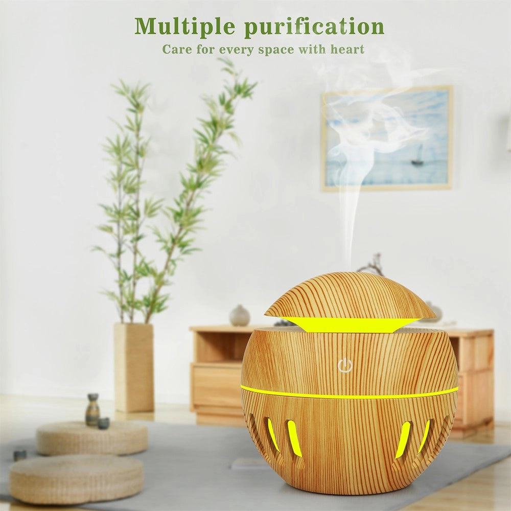 Trade Shop - Umidificatore Ultrasuoni Diffusore Di Aromi Oli Essenziali Per Aromaterapia Usb -