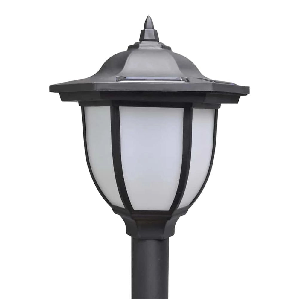 Solar Lights, Set Of 4, With Chain And Post