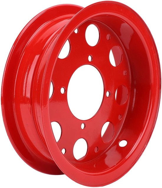 Fogliere Sportivi per Motocicletta - Design Rosso - Set di 2 Pezzi - Laccati - Sostituti di Cerchi - Leggeri - Cerchi in Alluminio per Motociclette