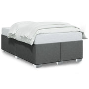 Letto matrimoniale | Letto per adulti | Giroletto senza Materasso Grigio Scuro 120x190 cm in Tessuto