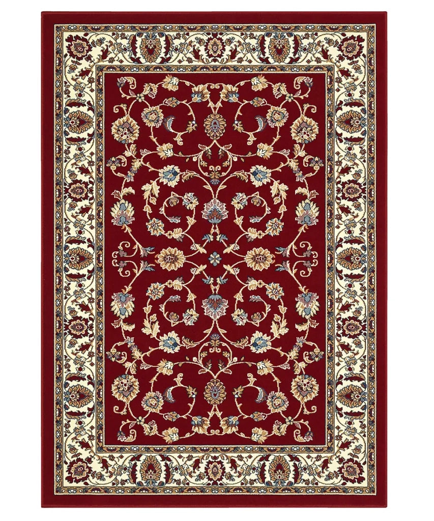 Tappeto passatoia ROYAL SHIRAZ 2079 ROSSO cm.100x500 arredo casa disegno moderno geometrico arredo casa