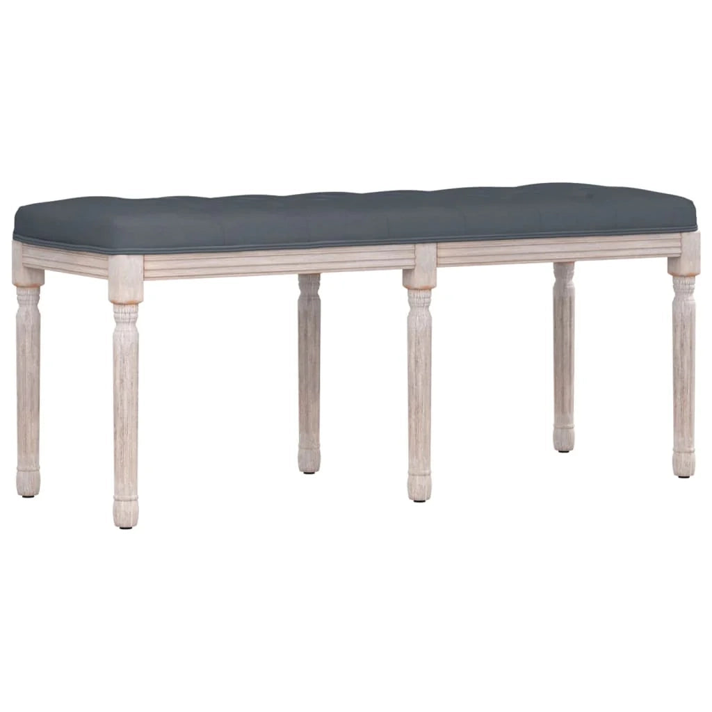 Panca 110 x 40 x 49 cm velluto grigio scuro 02_0010662