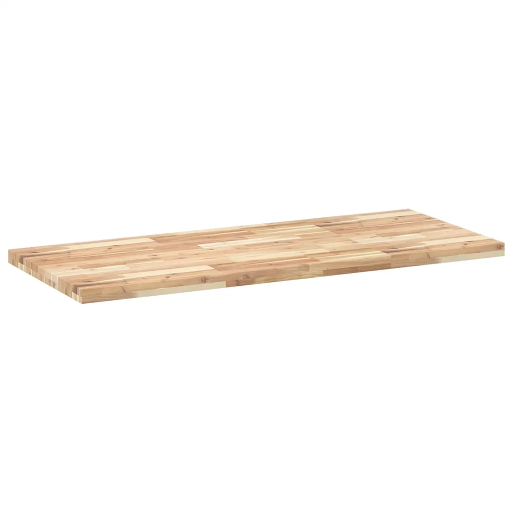 vidaXL Piano Scrivania Non Trattato 120x60x4cm Legno Massello Acacia