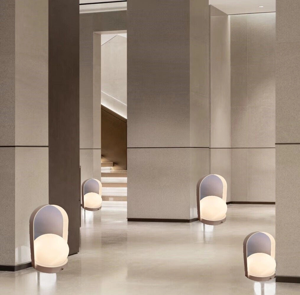 Lampada da tavolo a led moderna minimal nordica abatjour ricaricabile usb per casa bar ristorante cambia 3 luci con touch dimmerabile