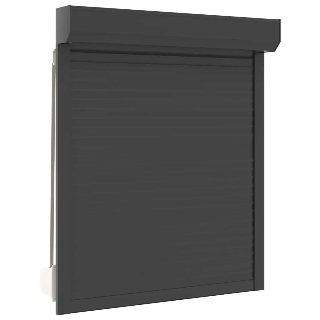 Persiana a rullo Antracite 100 x 120 cm Alluminio e poliuretano