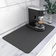 Afdruipmat super assorbente per cucina, afdruipmat, goot, afdruipmat per servizio, utilizzata per asciugare servizio e adatta per cucina, bar, tavolo da pranzo (grigio 1)