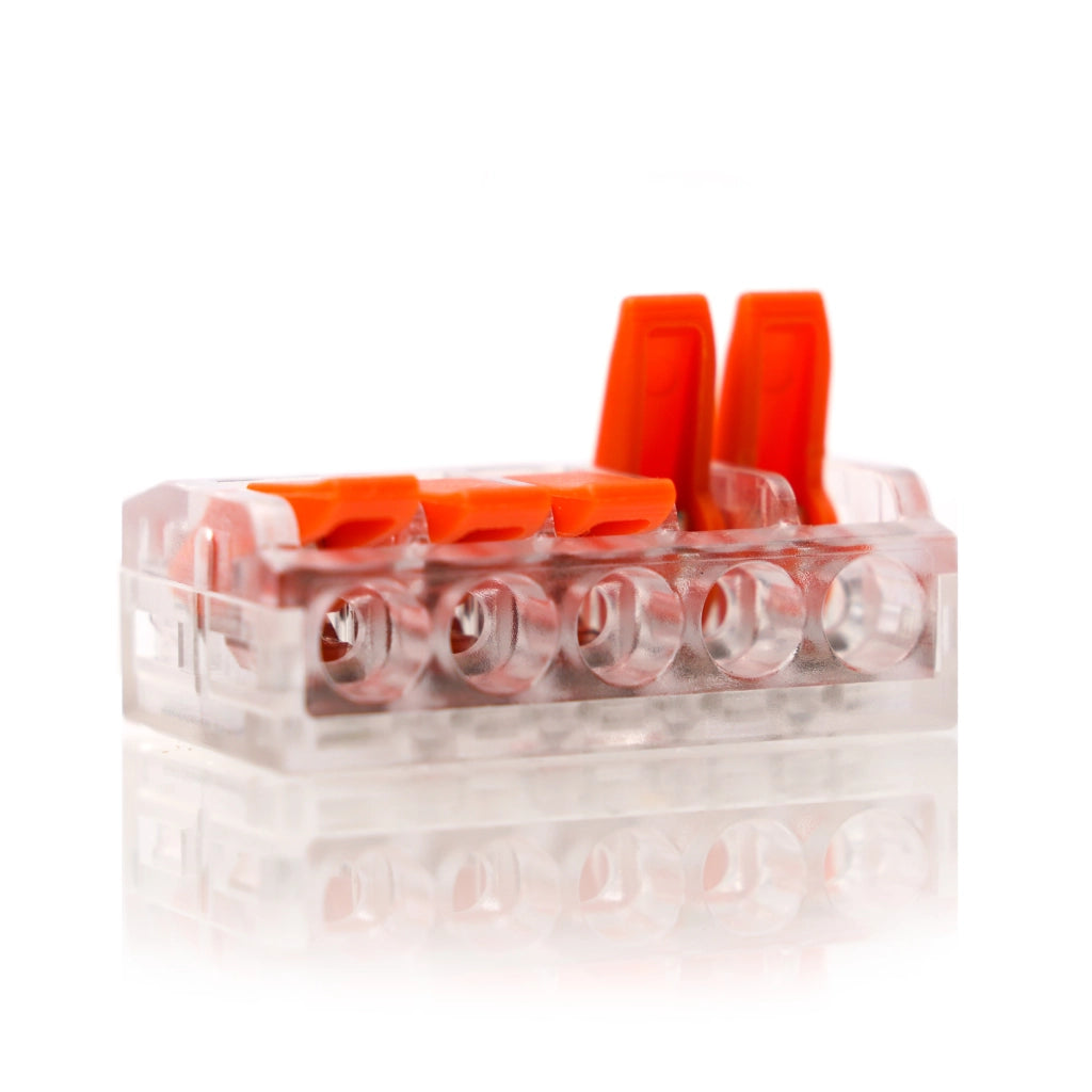 Set di Connettori Rapidi 75 Pezzi con Scatola in Plastica – Versatilità e Durata | 250V, 32A, 0.14-4mm² | Uso Universale