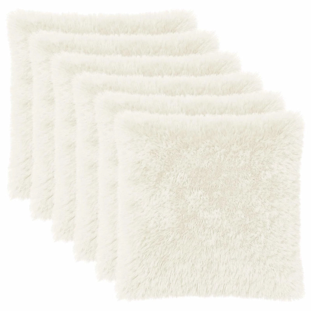 Federa 6 pcs HEERLEN Bianco 65 x 65 cm Fleece PV 913084