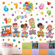 Decorazione per bambini - Sticker per parete - Decorazione per camera da letto - Decorazione per stanza dei giochi - Sticker per parete - Decorazione per camera da letto - Ideale per la decorazione della parete