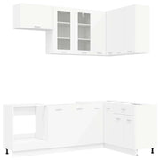 Unità Cucina LYON 8 pz Bianco Legno ingegnerizzato 3438507