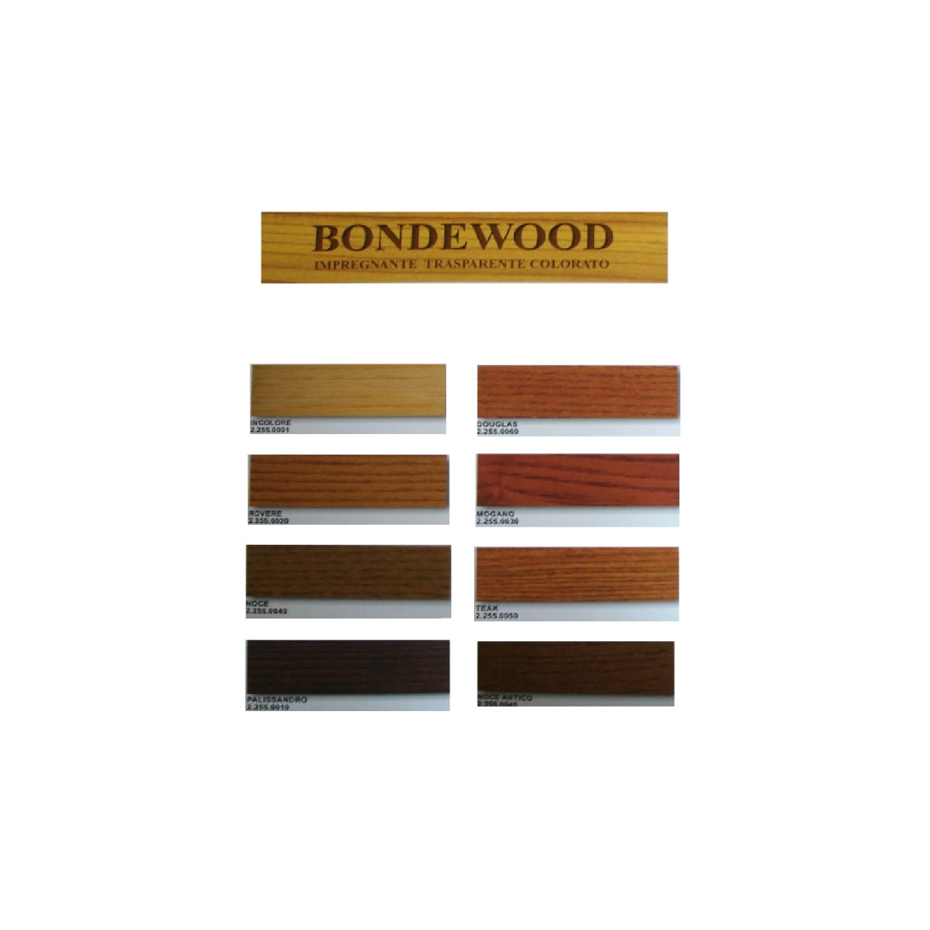 Bondewood Impregnante per legno 750ml trasparente colorato opaco interno esterno ROVERE