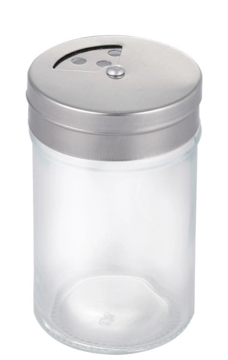 MAURY'S SPARGISPEZIE IN VETRO E ACCIAIO  5 X H8 CM