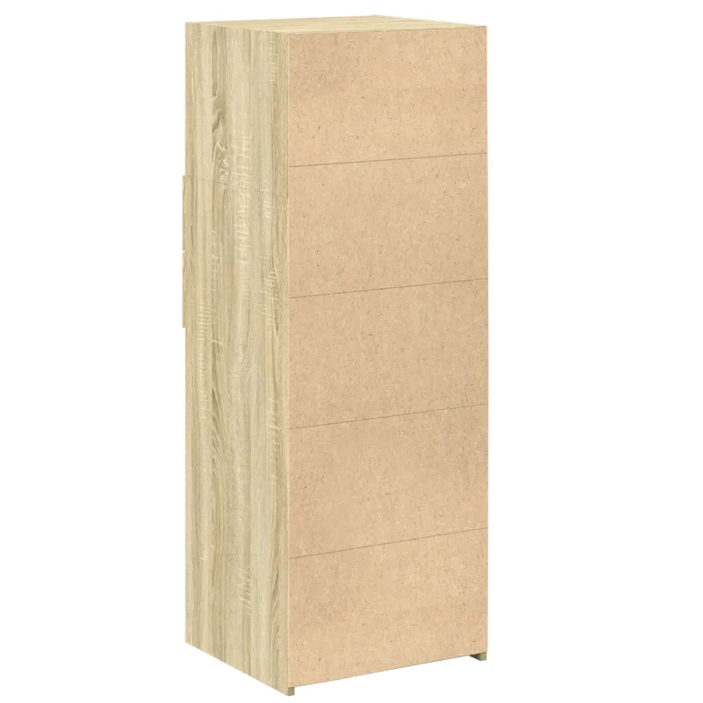 Credenza-Buffet-Armadio da cucina Rovere Sonoma 45x42,5x124 cm in Legno Multistrato