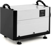 Deumidificatore Elettrico 58,5 L/Giorno, 357 m³/H, Deumidificatore Professionale 3 Modalità, Tubo di Scarico, Filtro Rimovibile, per Cantine, Magazzini, Scantinati (Bianco, 52 X 35,5 X 35 CM)