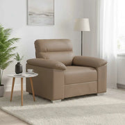Poltrona-Divano Sedia Cappuccino 100x81x84 cm in Similpelle