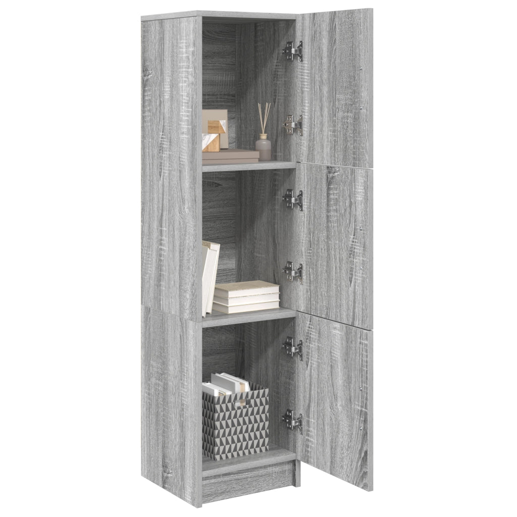 Sideboard grigio Grigio sonoma Legno ingegnerizzato Standard