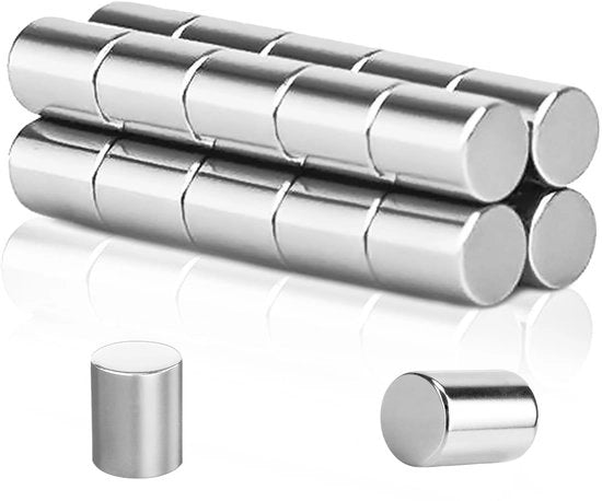 20 pezzi di magneti piccoli, 8 mm x 10 mm magneti neodymium extra forti set, magneti per frigorifero, magneti per lavagna bianca, minimagnetici per attività manuali, a casa, in ufficio, in classe, attrezzi in acciaio (8 * 10 mm 20)