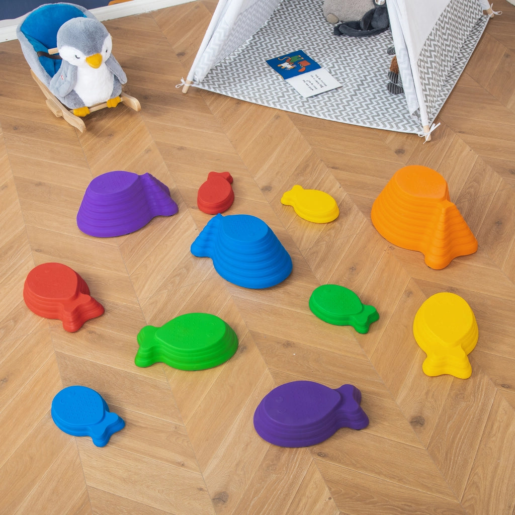 Pietre da Giardino Balance-Steine ¨C zephmum ¨C 11 Pezzi Stapelbar Antiscivolo