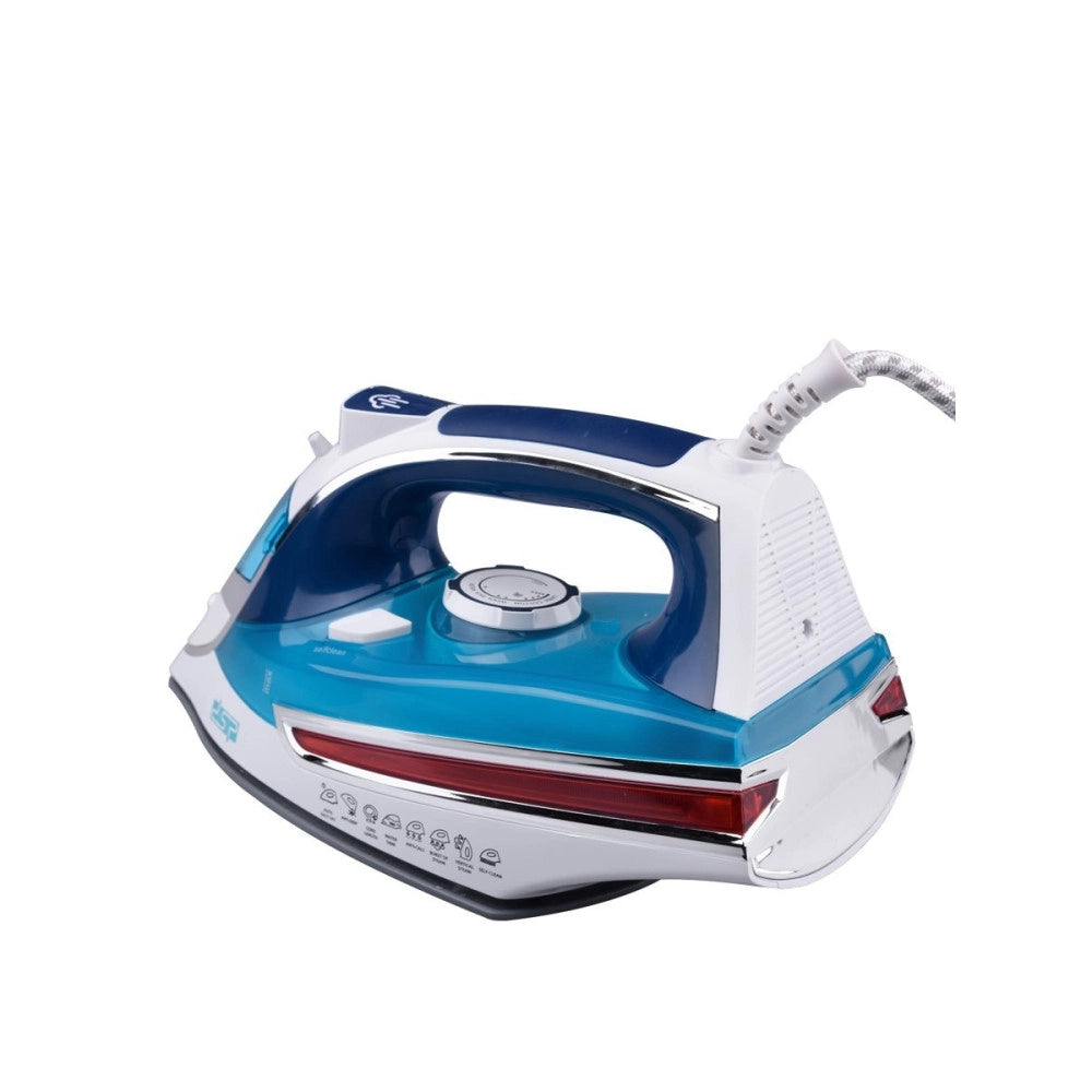 Trade Shop - Ferro Da Stiro A Vapore 2000 W Termostato Vapore Piastra In Ceramica Steam Iron -
