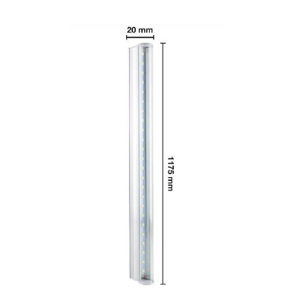 Trade Shop - Tubo Neon Led T5 21 Watt Plafoniera 120cm Luce Caldo Freddo Naturale - -bianco Freddo      -