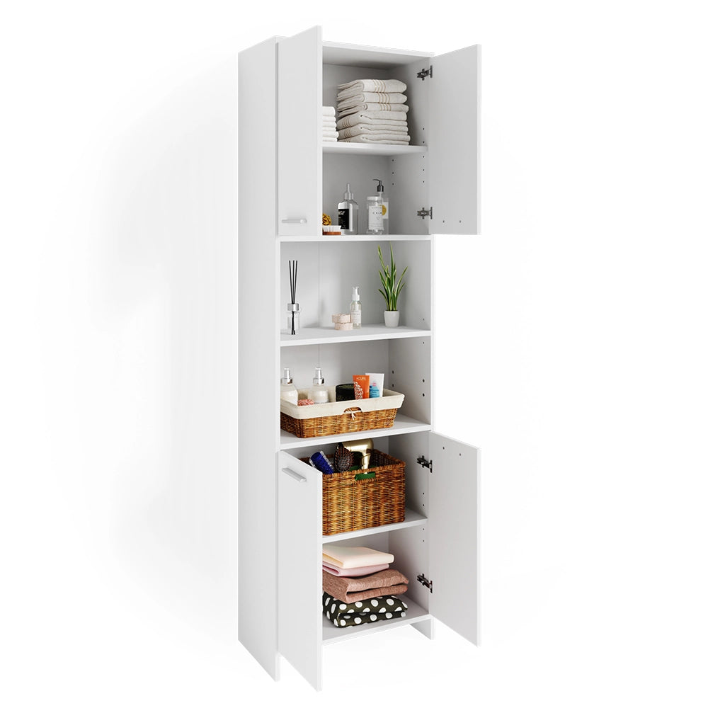 Vicco Mobile bagno alto Bianco 56.1 x 190 cm Mobile da bagno