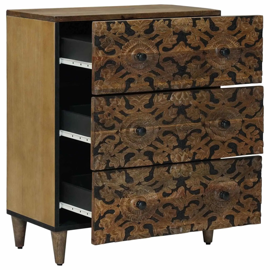 Credenza con Ripostiglio Marrone 60 x 33,5 x 75 cm