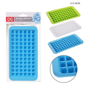 Trade Shop - Stampo Ghiaccio 72 Cubetti 12x24cm Vaschetta In Vari Colori Assortiti 0214133 -