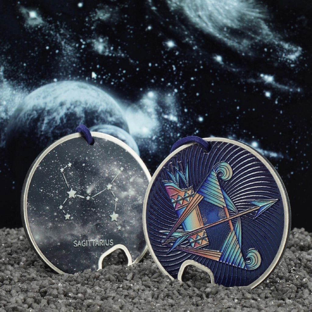 Apribottiglie in metallo KADAX, regalo per segno zodiacale Sagittario, resistente