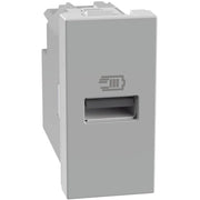 Caricatore USB Bticino MatixGO 15W con 1 porta tipo A grigio JG4191A